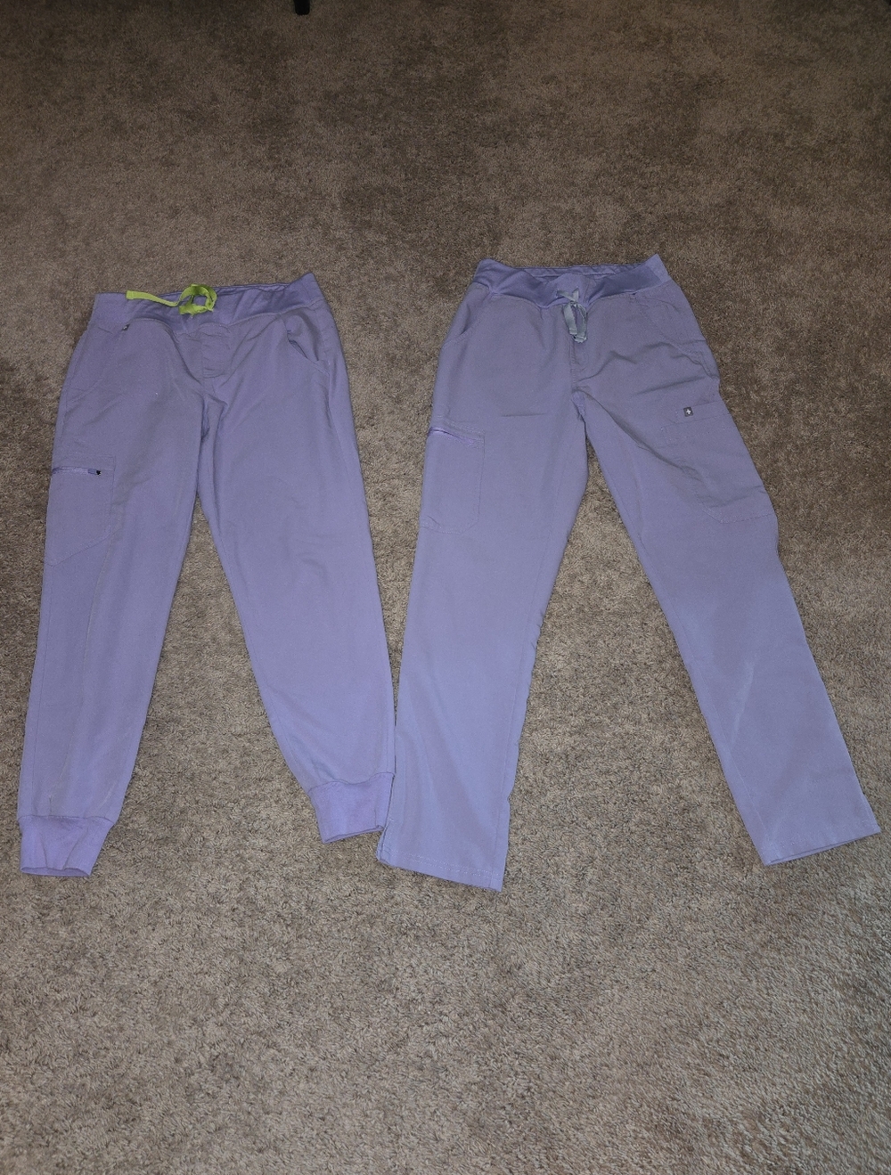 FIGS Lavender Cargo Jogger + HIGH WAIST STRAIGHT LEG